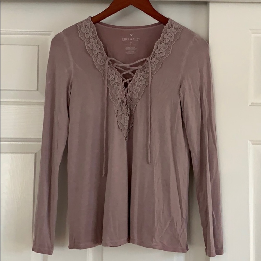 American Eagle soft & sexy long sleeve top